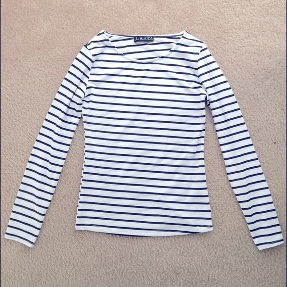 Striped Long Sleeve Top - Picture 1 of 3